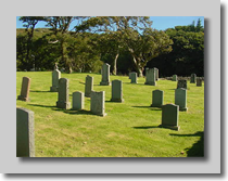 View from entrance at northern corner.